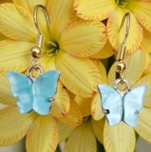 Blue Butterfly Earrings
